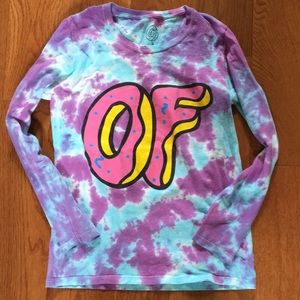 Odd future long sleeve the-dyed T-shirt